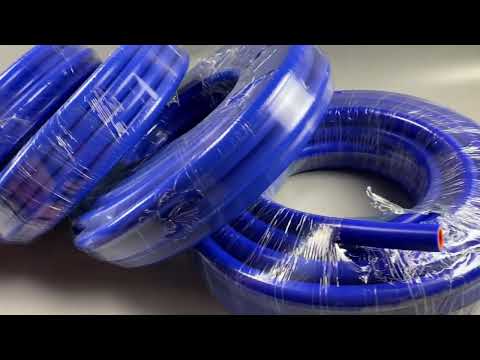 Рукав напірний армований поліамідною ниткою (2 шари) 16 мм х 24 мм (Силікон) 2 Атм бухта 20 м), відео 1