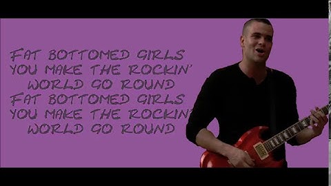 Thumbnail of Glee - Fat Bottomed Girls (lyrics)