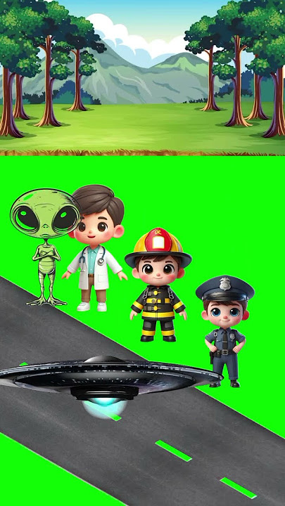 The UFO came to pick up the aliens. #comedy #funny #animation #shorts