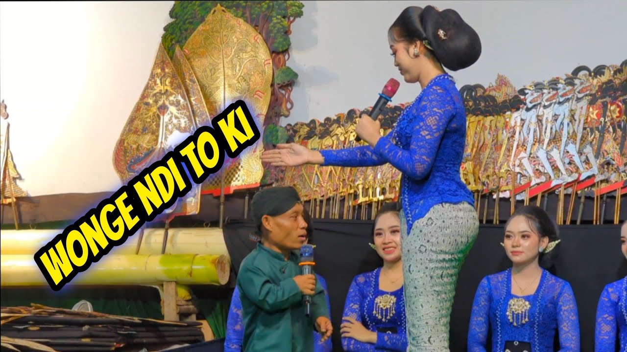 Uncek gagal fokus 😂 saking duwure mbak Nandasari 😁 limbukan Ki sun gondrong 