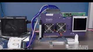 Error-Free PCIe 6 0 Compliant Traffic - Supercomputing 2024, Samtec, VIAVI Solutions, Rambus