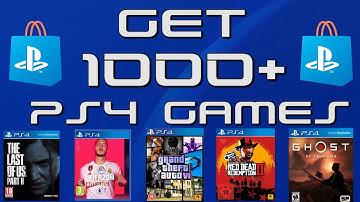 How to get 1000+ PS4 games for FREE in 30 seconds!