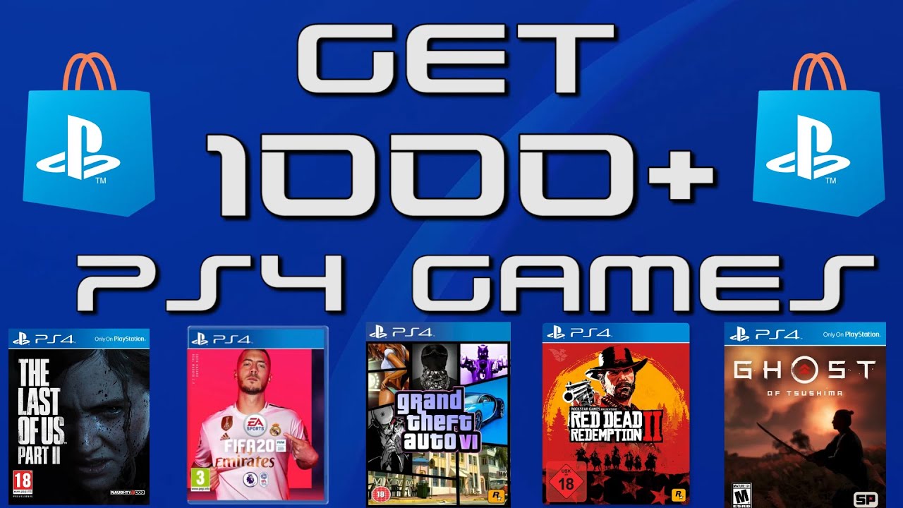 How to get 1000+ PS4 games for FREE in 30 seconds! 