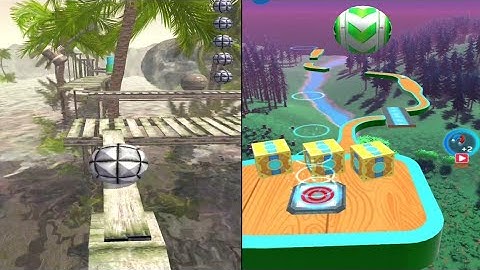 Sky Rolling Ball 3D vs Rollance : Adventure Balls - Walkthrough All Levels Gameplay | (Android,ios)