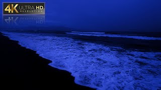Fall Asleep in Less Than 3 Minutes With Surreal Rolling Waves All Night Long | 10 Hours Dark Screen