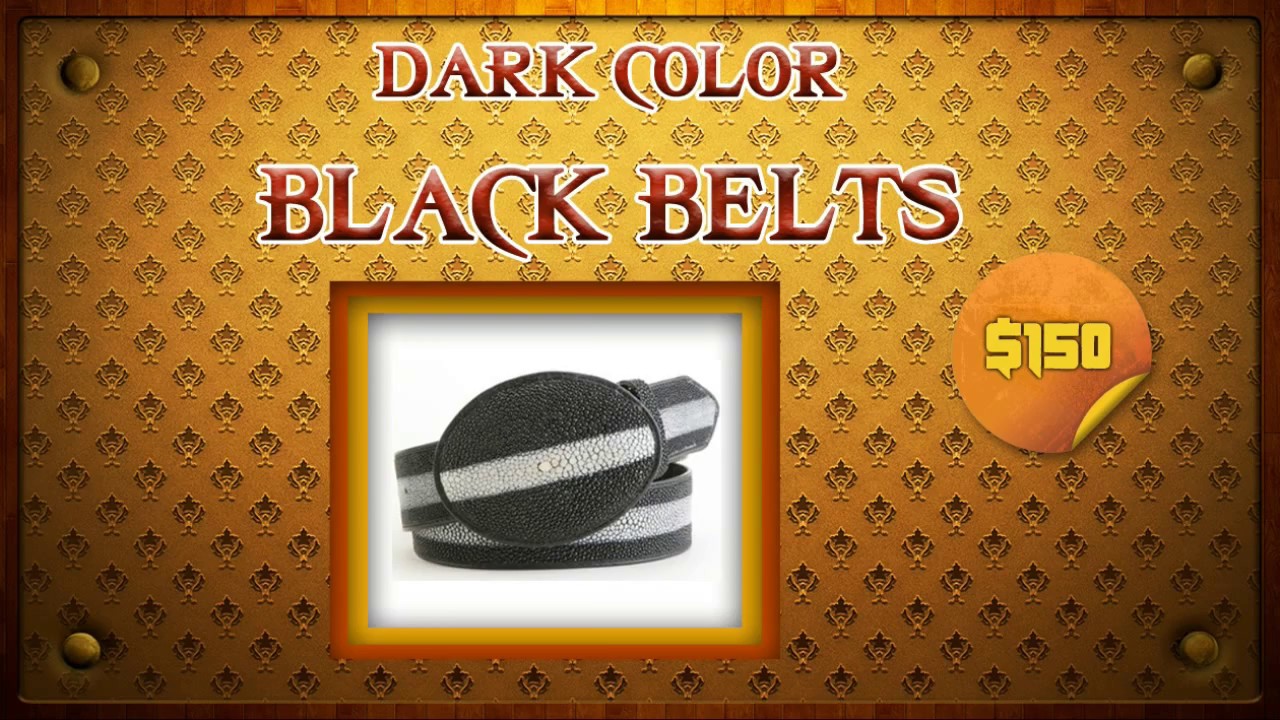 Exotic Skin Belts for Sale