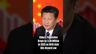 China’s Population Drops by 3.39 Million in 2025 as Birth Rate Hits Record