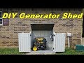 DIY Generator Shed
