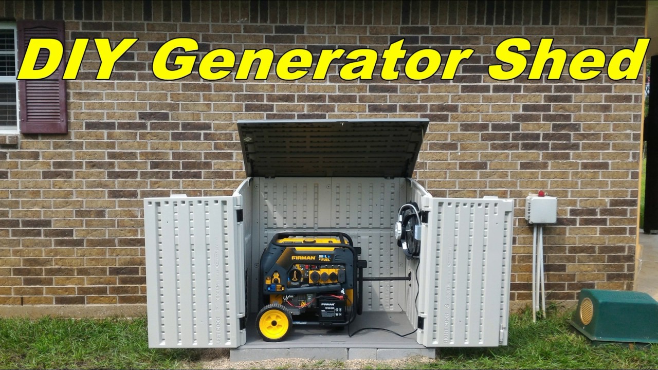 homemade portable generator enclosures