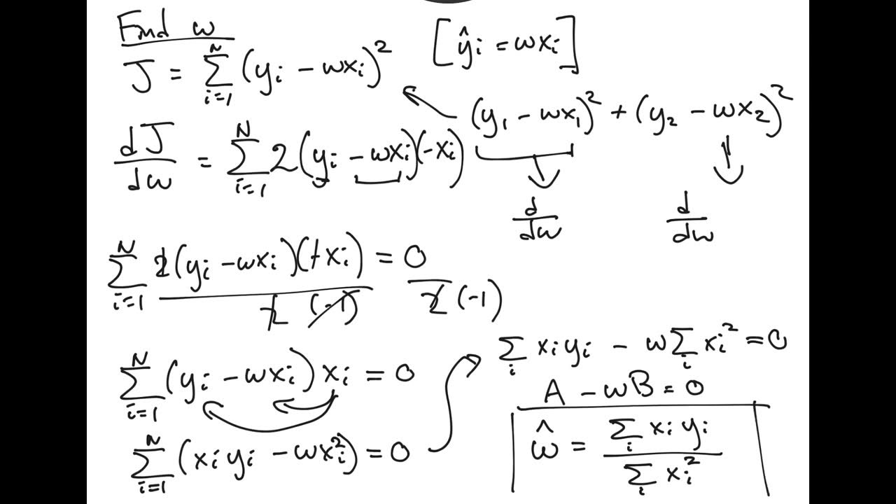 Bayesian Linear Regression - Review (Dog Food Lecture) - YouTube