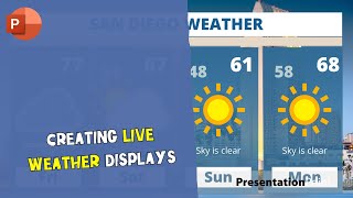 Create a Live Weather Display Using PowerPoint | PresentationPoint screenshot 5