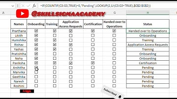 🧩 Excel Magic: Auto-Update Status with Checkboxes in 2 Minutes!