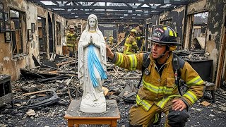 In Altadena Wildfire, Family Loses Everything… But Virgin Mary Statue Stands Untouched in the Ashes