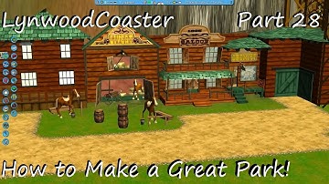 RCT3 How to make a Good Park! (No Custom Scenery) - Part 28 w/commentary