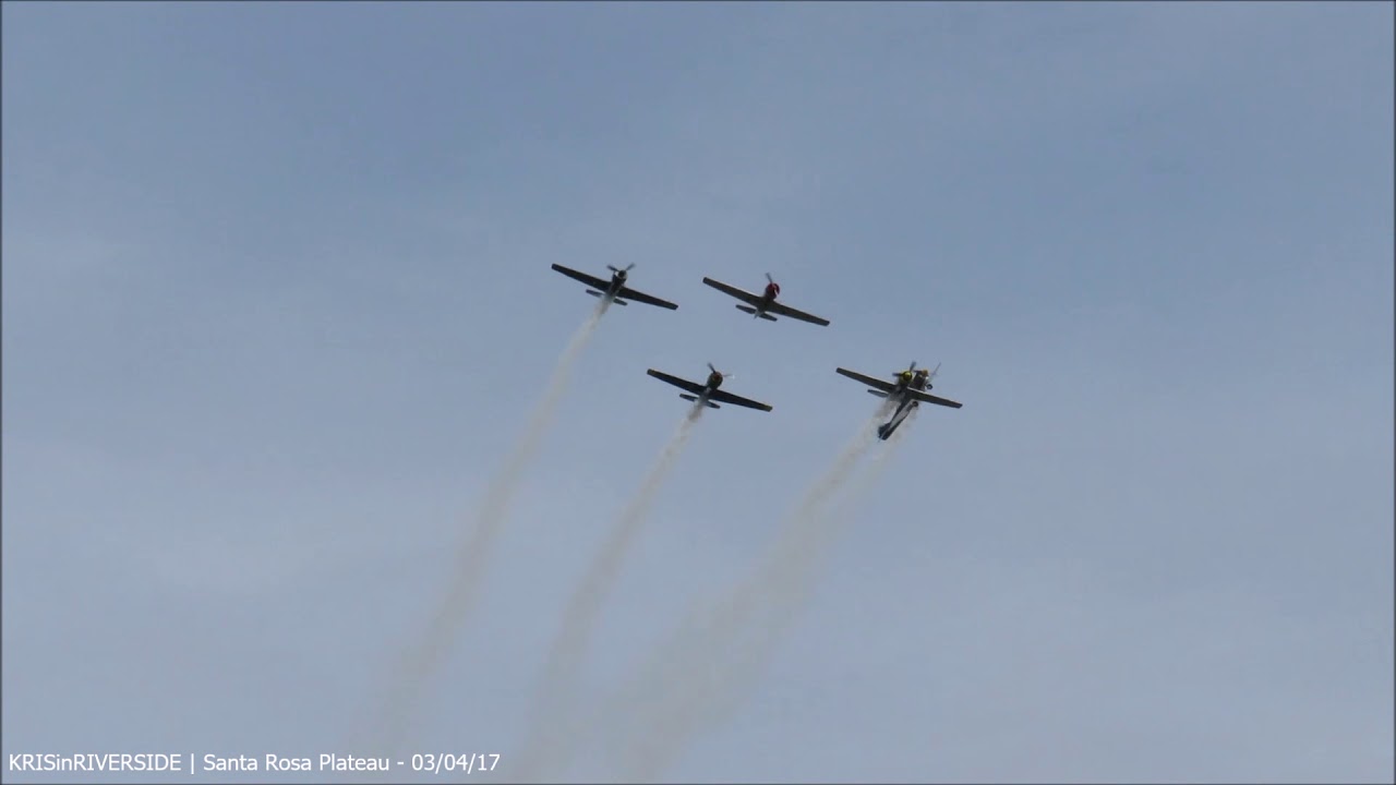 Air Show Practice Santa Rosa Plateau 03/04/17 YouTube