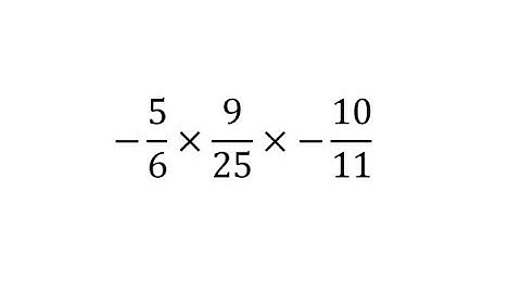 Multiplying Three Fractions (Signed) Ex 1