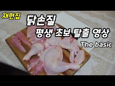 재편집-닭손질 해체 및 발골,닭 자르는방법,생닭손질, 치킨손질 평생 초보 탈출 영상