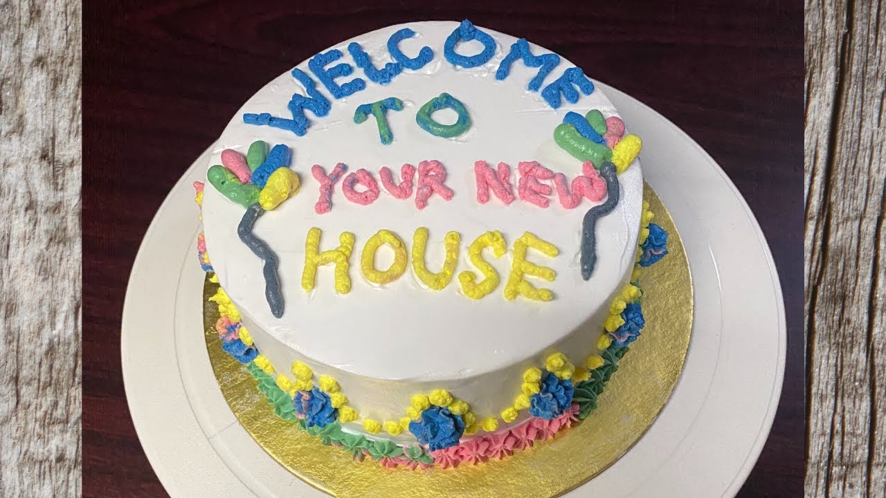 Welcome New House Theme Cake Design Tutorial For Beginners YouTube Maxresdefault