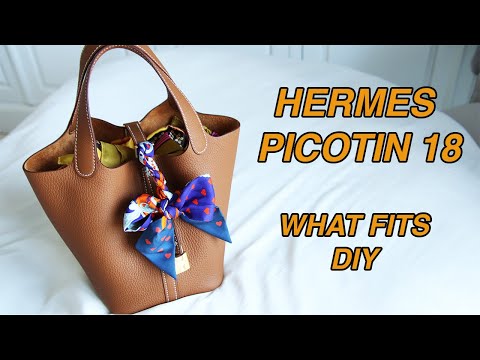 How to tie a half bow 🎀 on HERMES BAG with TWILLY, PICOTIN 18