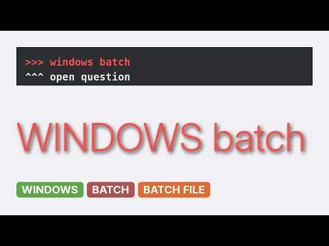 How to handle files with spaces in batch scripts?