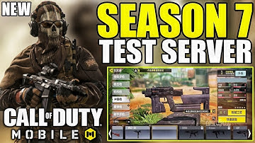 Season 7 Test Server Call Of Duty Mobile | Global/Chinese | cod mobile | Season 7 Cod Mobile