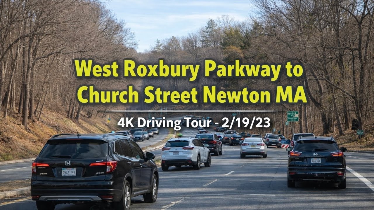 West Roxbury Parkway, Brookline to Church Street Newton Massachusetts