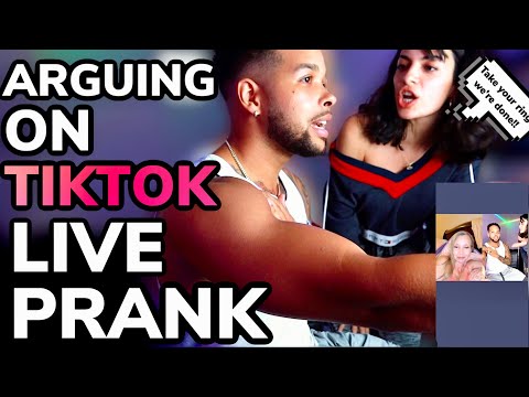 TikTok Prank On Live **FUNNY** | Taj And B