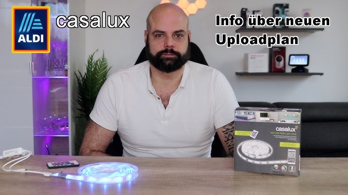 RGB-LED-Flexband Led Aldi m Musiksensor mit Streifen können Test - 4,99€ ,was nur CASALUX 2 sie YouTube