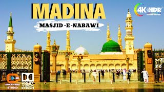 Madina’s Masjid-e-Nabawi in 4K Time-Lapse | Free Islamic Stock Footage