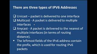 Types of IPv6 Addresses - Etechtraining.com
