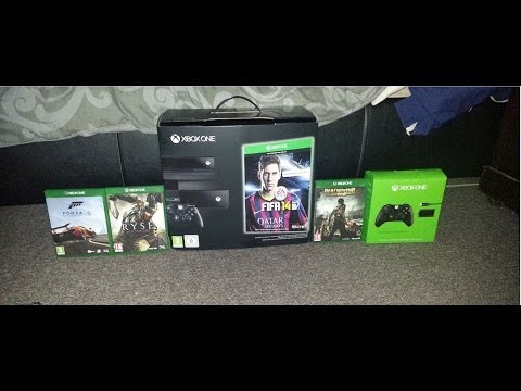 Xbox One Day One Edition Console Unboxing and Setup