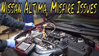 2011 Nissan Altima,  Misfire Issues