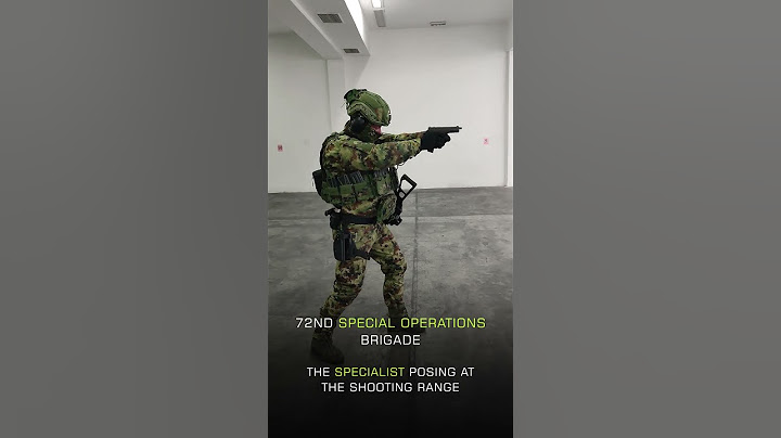 72nd Special Operations Brigade Operator Posing for us