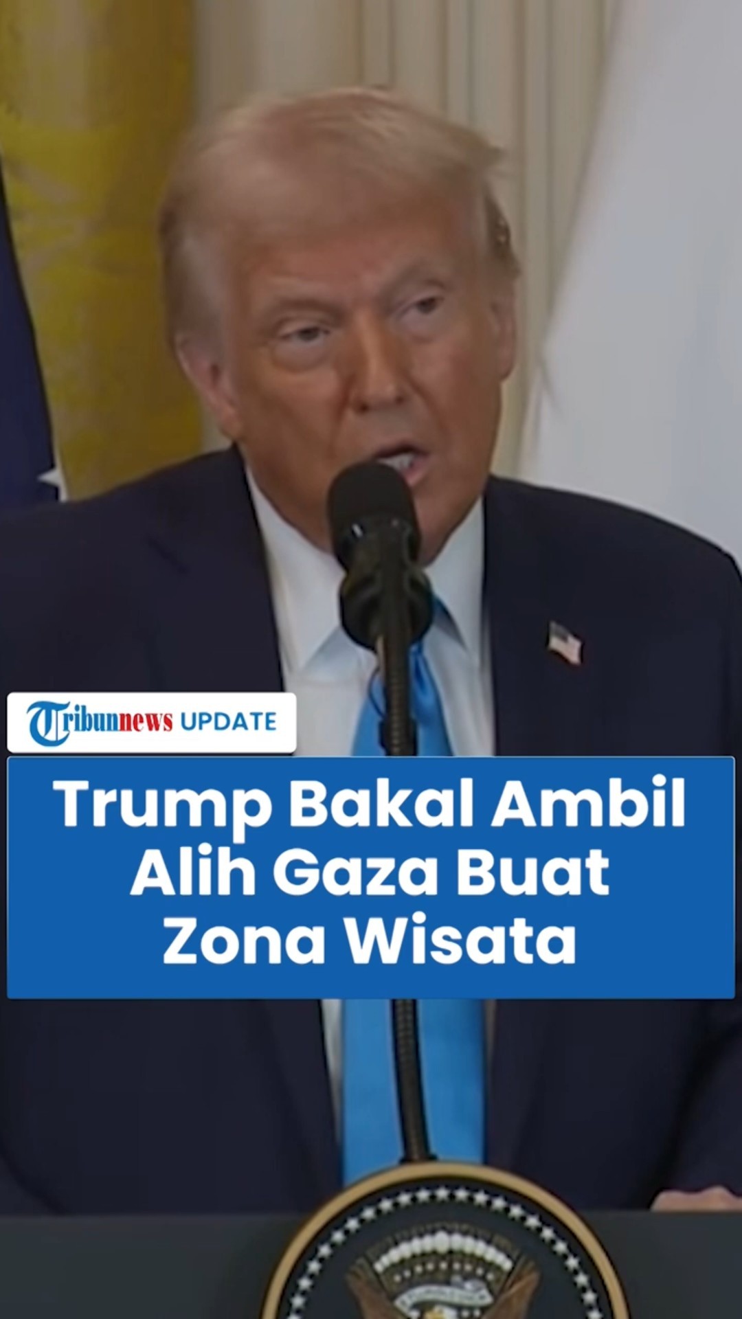 Donald Trump Berencana Ambil Alih Jalur Gaza dan Menjadikannya Kawasan Wisata di Timur Tengah