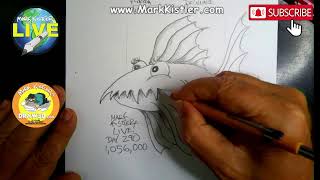 We are over ONE MILLION viewers since Jan 1! Day 290! Let's draw "Tina Tuna!"