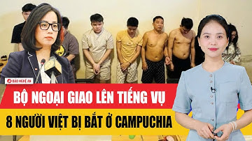 Bộ Ngoại giao lên tiếng vụ 8 người Việt bị bắt ở Campuchia
