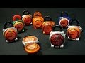 仮面ライダー 鎧武ガイム 2013 オレンジ ロックシード全種?をならべてみた Kamen Rider Gaimu All Orange Lock Seed