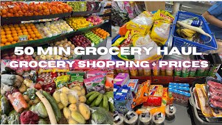 50 MIN Grocery Shopping Vlog | Realistic Grocery Shopping | Realixing ASMR | Everyday with Ana