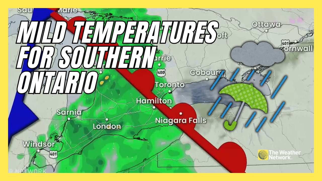 A Gloomy but Mild Start to the Week for Southern Ontario - YouTube