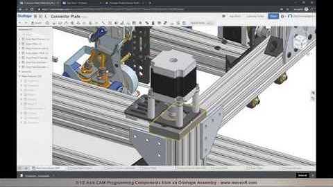 CAM Programming Components from an Onshape Assembly