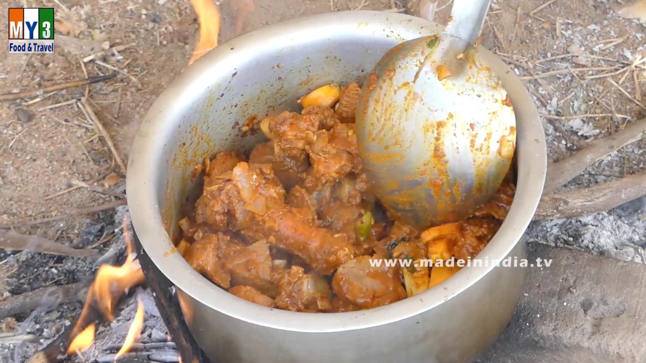 Mutton Curry Making | BANJARA STYLE NONVEG CURRY MAKING | VILLAGE COOKING street food | STREET FOOD