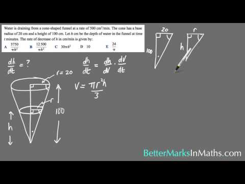 Related Rates Cone