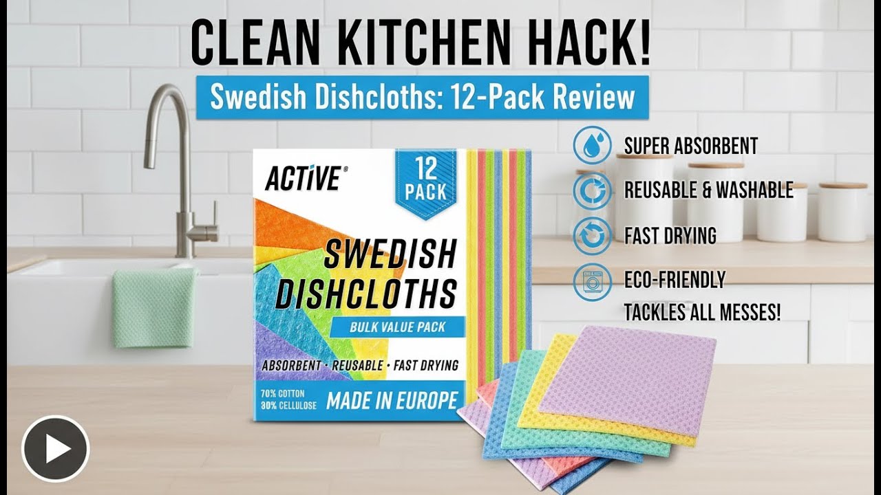 Replace Paper Towels with These Durable Cloths 🙌💧 Original European Dish Towels Demo