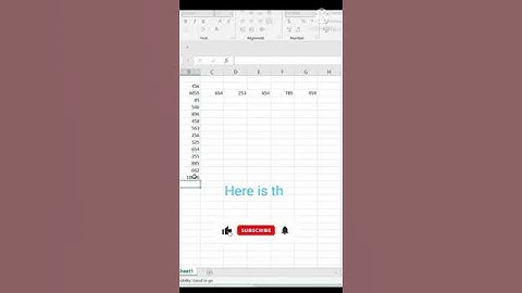 Excel tricks 8   How to Sum large data without using formula   excel tips and tricks   #shorts