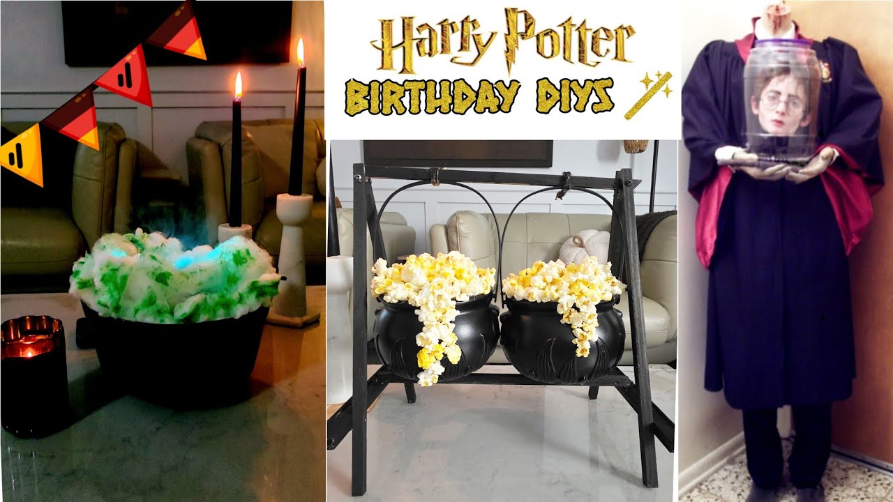 Идеи для вечеринки в стиле Гарри Поттера в магазине Dollar Store | Волшебный декор на Хэллоуин