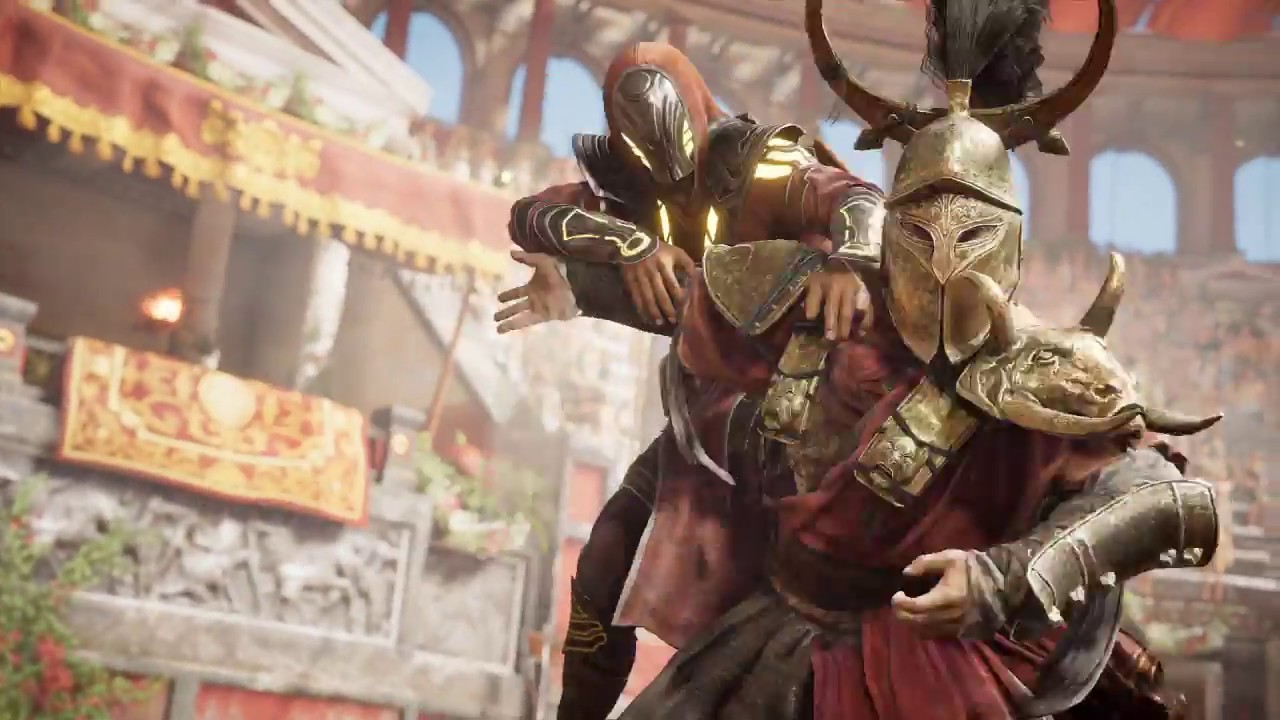 Assassin's Creed Origins Gladiator Arena The Spartan Hoplite Boss Fight In Nightmare Mode Assassin's Creed Origins Gladiator Arena The Spartan Hoplite Boss Fight In Nightmare Mode