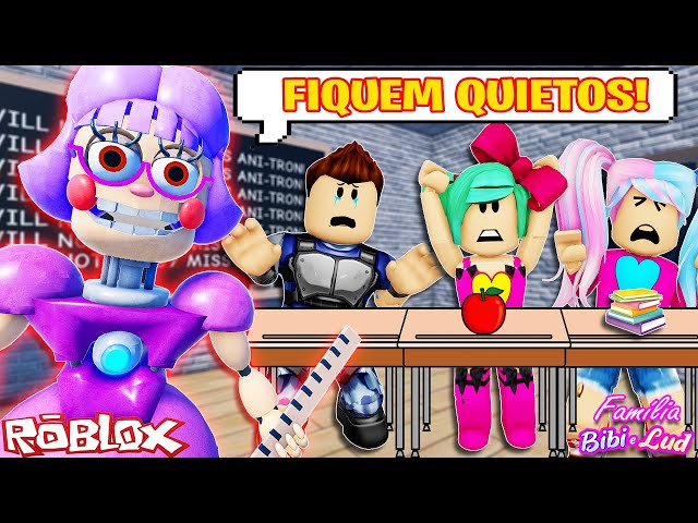 EXPLODI a professora malvada (Escape Miss Ani Tron's Detention Roblox Obby