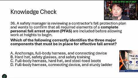 Daily Quiz ep23 Safety Management Safety  October 28 2025 BCSP