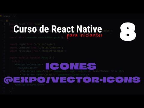 Colocando icones no React Native - vector-icons | CURSO COMPLETO DE REACT NATIVE PARA INICIANTES