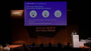 Financing Smart Cities: Finding ways to finance urban transformation
